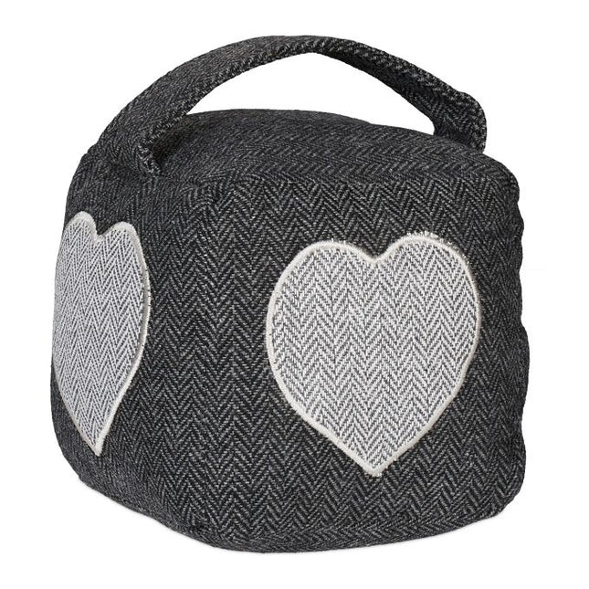 Door stop heart motif
