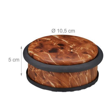 Door stop in marble look