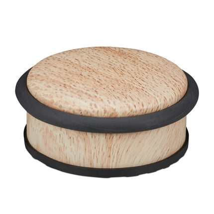Door stop in wood look