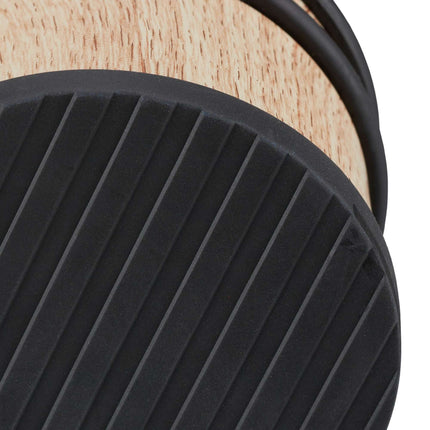 Door stop in wood look