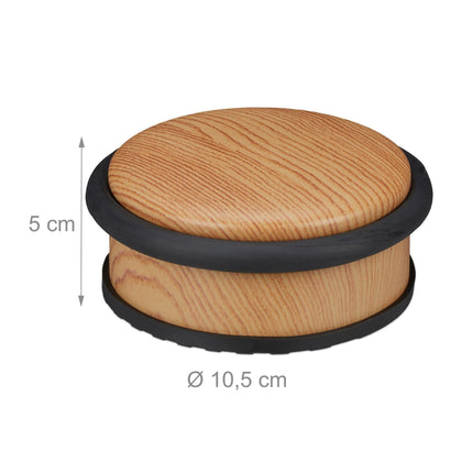 Door stop in wood look