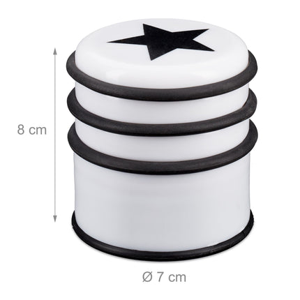 Door stop with star