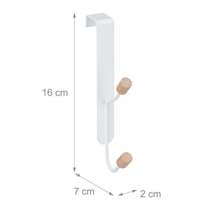 Double Door Hooks Set of 5