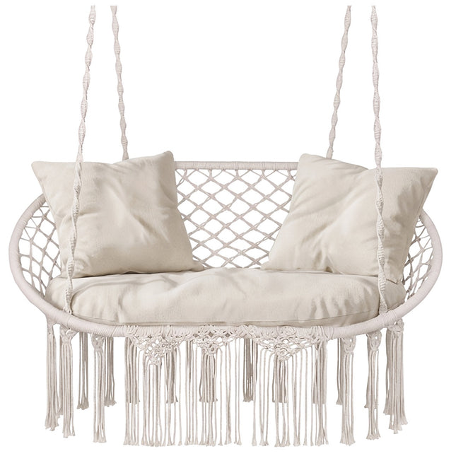 Double Stork's Nest Swing, 300kg Capacity, 3 Pillows