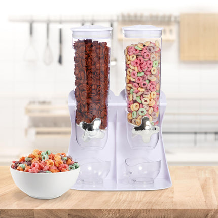 Double cereal dispenser