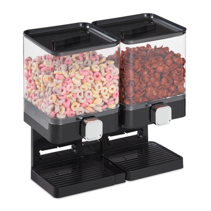 Double cereal dispenser