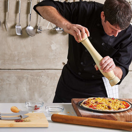 Double coated chopping knife with board