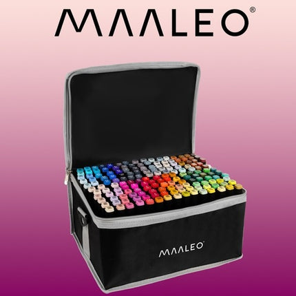 Double-sided markers/pens - 168 pcs. MAALEO 24101