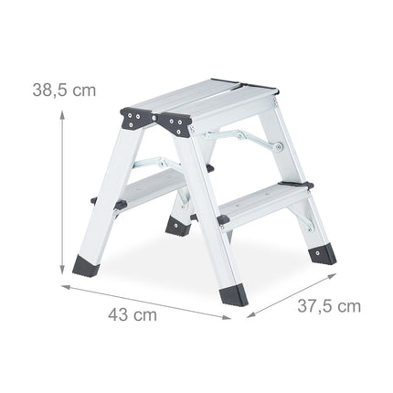 Double-sided stepladder