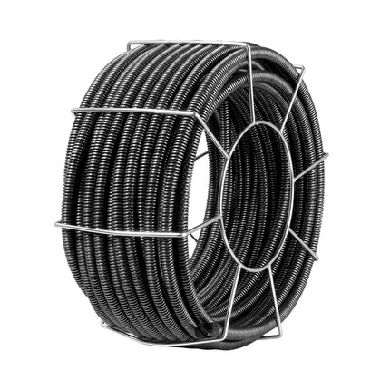 Drain Cleaning Cable 100 ft, 3/4 in Solid Core, 4 Cutters