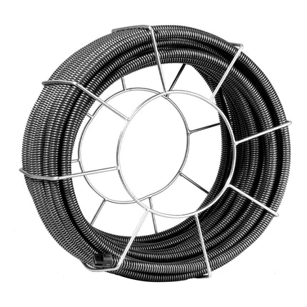 Drain Cleaning Cable 100 ft, 3/4 in Solid Core, 4 Cutters