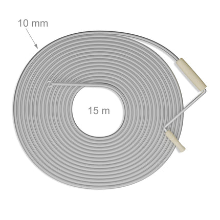 Drain Cleaning Spiral with Crank & Claw, Flexible