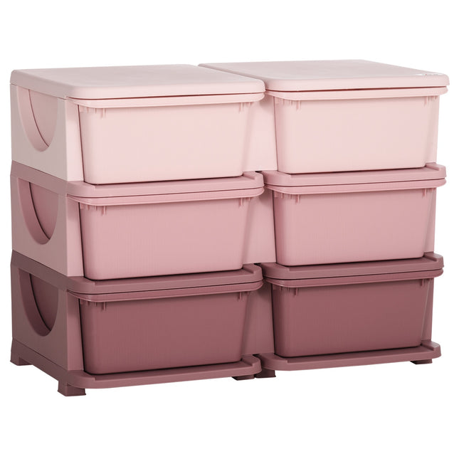 6-layer toy organizer for kids, best storage for ages 3-6