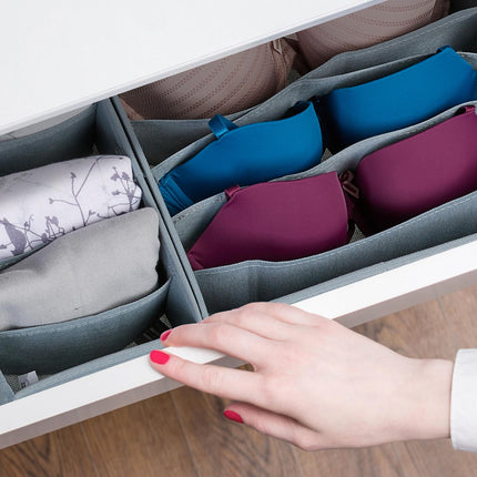 Drawer Organiser Set – 4-Piece Fabric Storage Boxes