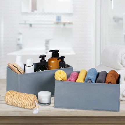 Drawer Organizer Set, 8-Piece, Foldable Storage Boxes