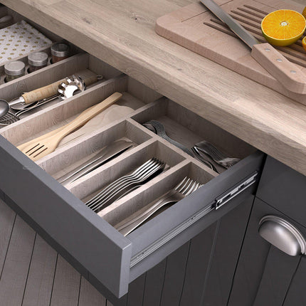 Drawer Slides, 24-Inch Soft-Close Full-Extension, 6 Pairs