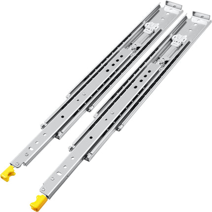 Drawer Slides with Lock, 20 in, 500 lb, Full Extension