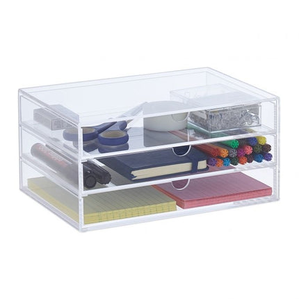 Drawer box in acrylic