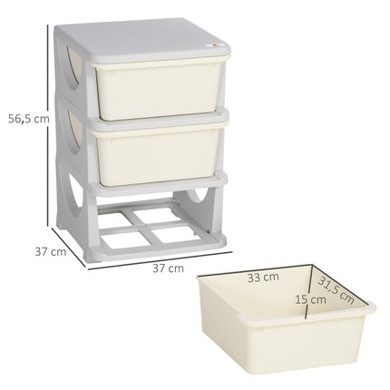 Chest of drawers for children - Toy arrangement, 3 levels