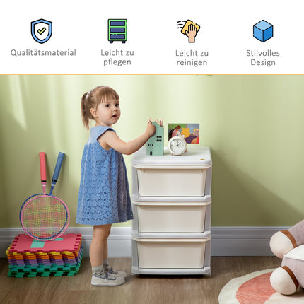 Chest of drawers for children - Toy arrangement, 3 levels