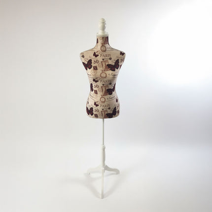 Dressmaker Dummy 36/38 with Stand, Adjustable Height