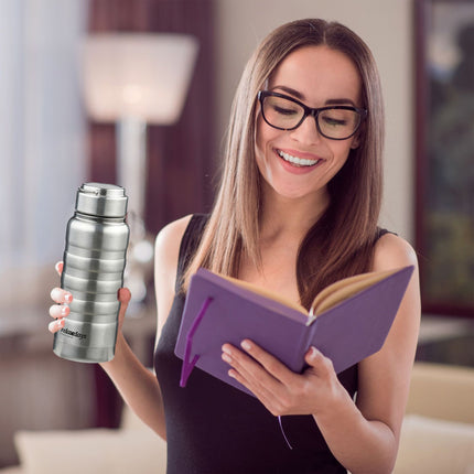 Drinking bottle in stainless steel 400 ml