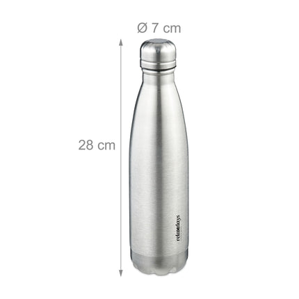 Drinking bottle in stainless steel 500 ml