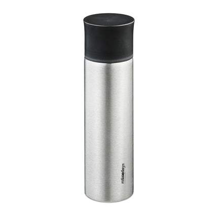 Drinking bottle in stainless steel 750 ml with cup