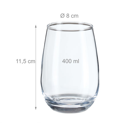 Drinking glass 6-pack