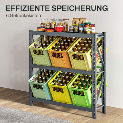 Independent drawer rack, adjustable for 6 drawers