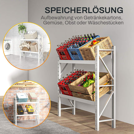 Freestanding steel drink box - adjustable, fits 6 boxes