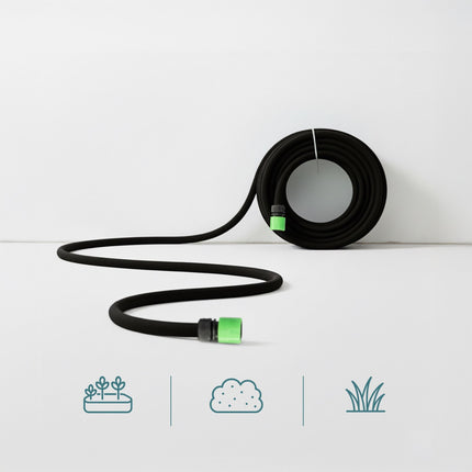 Drip Irrigation Hose for Hedges and Flower Beds, Water-Saving