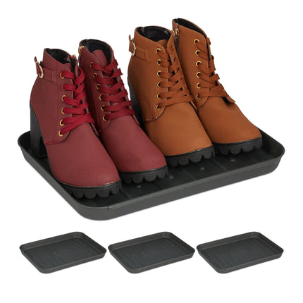 Drip tray for shoes - set of 4