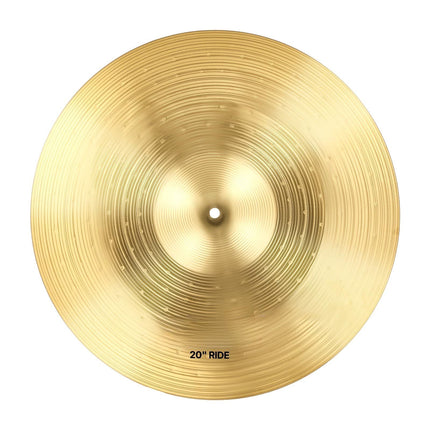Drum Cymbal Set, 6-Piece 10–20 in With Bag, Sticks