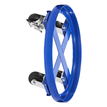 Drum Dolly for 55-Gallon Barrels, 2000 lb, 4 Swivel Casters
