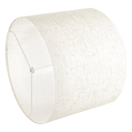 Drum Lamp Shade Replacement, 13 x 13 x 10 In, Light Linen