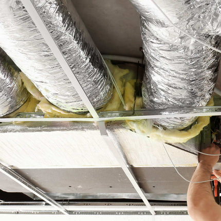 Dryer Vent Hose 5 in x 25 ft Insulated Duct, 2 Clamps