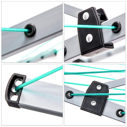 Dryer with 49m washing line & ground anchor