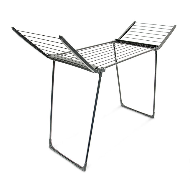 Drying rack foldable black