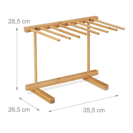 Drying rack for pasta with 8 arms