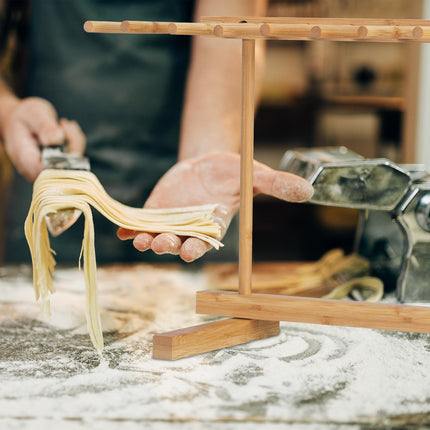 Drying rack for pasta with 8 arms