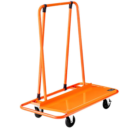 Drywall Cart Dolly, 816 kg, Steel, 4 Swivel Casters; Tie-Down Strap