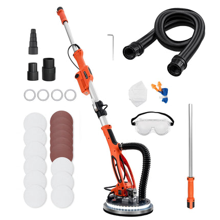 Drywall Sander 950W, Variable Speed, LED, 15 Discs