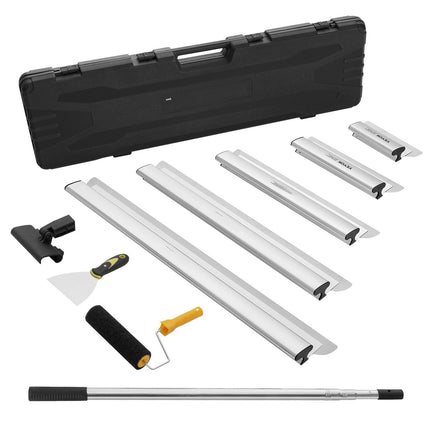 Drywall Skimming Blade Set, 10-40 In, Telescopic Pole