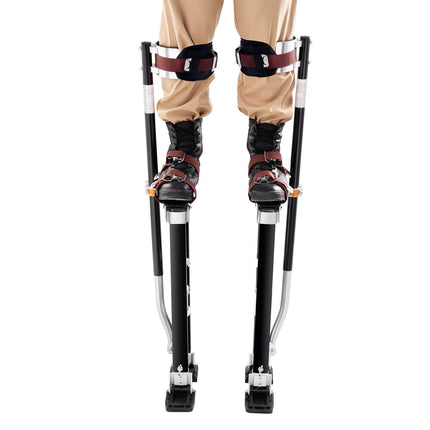 Drywall Stilts, Adjustable 24-40 In, Aluminum 228 Lb