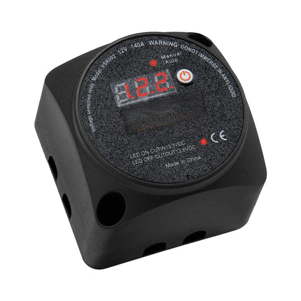 Dual Battery Isolator 12V 140A VSR Relay with LCD
