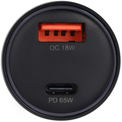 Dual-Port 83W Charger, QC/PD Compatible, Black