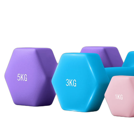 Dumbbell Set with Rack – 6 Weights: 2x1kg, 2x3kg, 2x5kg