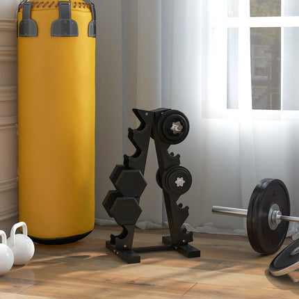 Dumbbell rack - 5 levels hold 10 dumbbells up to 100 kg
