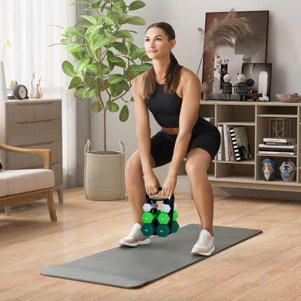 Adjustable dumbbell set with stand - Home Gym Fitness